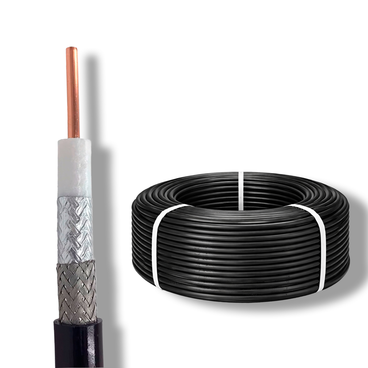 LMR-400 200 LMR-400 Коаксіальний кабель бухта 200 метрів - Зображення 1