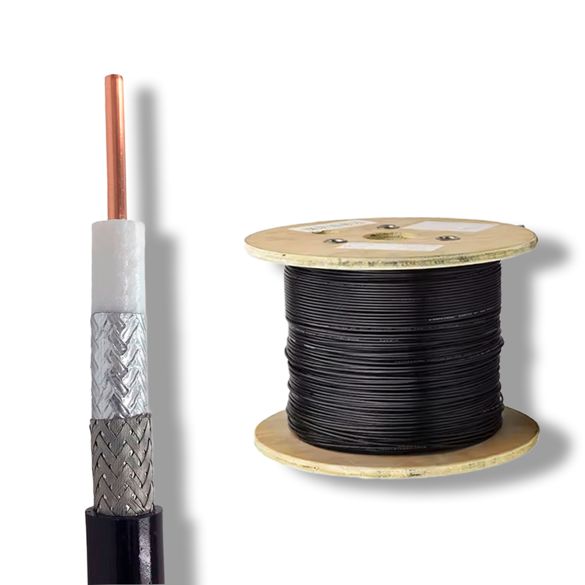 LMR-400 500 LMR-400 Коаксіальний кабель барабан 500 метрів - Зображення 1