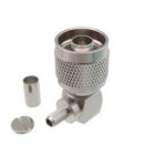 Роз'єм N Type male 7 crimp 90°