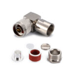 Роз'єм N Type male 9 clamp 90° - Зображення 2