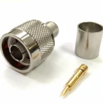 Роз'єм N Type male 9 crimp