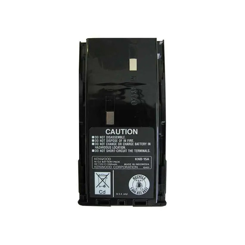 6569384425_akumulyatorna-batare-knb-15a.jpg Акумуляторна батаре KNB-15A Ni-Cd, 7.2V,1100mA/h Kenwood - Зображення 1